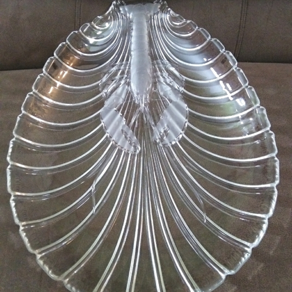 Crystal Lobster/Seafood Centerpiece/Serving Platter